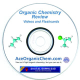 Condensed Organic Chemistry Help DVD with Digital Download option- Organic Chemistry Study DVD with Complete Course Review Videos - by AceOrganicChem