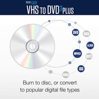 Easy VHS to DVD 3 Plus - Video to DVD Converter with 2 Extra DVDs