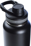 Thermoflask 50055 Double Stainless Steel Insulated Water Bottle, 18 oz, Black
