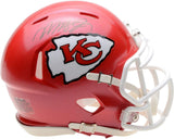 Mecole Hardman Kansas City Chiefs Autographed Riddell Speed Mini Helmet - Fanatics Authentic Certified