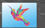 Adobe Illustrator | Vector graphic design software | 12-month Subscription with auto-renewal, billed monthly, PC/Mac