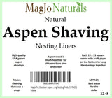 MagJo Pet Excelsior Aspen Shaving Nesting Liners 12 Pack (12 Pack)
