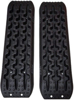 4x4 Recovery Traction Tracks (Set of 2) - Traction Mat Recovery Tool for Sand/Mud/Snow (Black)