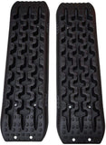 4x4 Recovery Traction Tracks (Set of 2) - Traction Mat Recovery Tool for Sand/Mud/Snow (Black)
