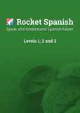 Learn Spanish - Rocket Spanish Level 1, 2 & 3 Bundle. The best value Spanish course to learn, speak and understand Spanish fast. Over 360h (3 Levels)