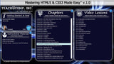 Learn Web Design HTML JAVASCRIPT CSS WordPress Video Tutorial Training ONLINE Course Key Card with Exam and Certificate of Completion