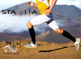 Compression Socks for Men & Women 20-30 mmHg - Athletic Fit-(1 Pair) Black & Beige
