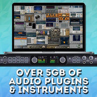 Music Editing Software for Recording Production Mixing & Beat Making Bundle - DAW, Audio Plugins, 7Gb Sound Pack on 32Gb USB (Windows PC & Mac)