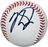 Mike Trout Los Angeles Angels Autographed MLB Authentic Signed Baseball Side Panel