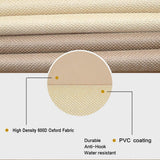 Gas Fire Pit Cover Square - 600D Heavy Duty Patio Outdoor Fire Pit Table Cover