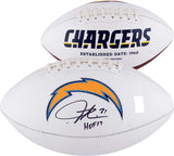 LaDainian Tomlinson San Diego Chargers Autographed White Panel Football