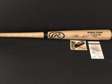 Byron Buxton Minnesota Twins Autographed Signed Blonde Baseball Bat JSA WITNESS COA