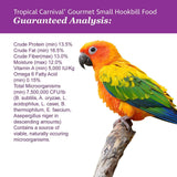 Gourmet Bird Food For Parrots, African Greys, And Conures Under 13"