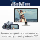Easy VHS to DVD 3 Plus - Video to DVD Converter with 2 Extra DVDs