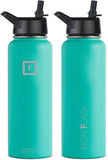 Sports Water Bottle - 18oz, 22oz, 32oz, 40oz, or 64oz, 3 Lids