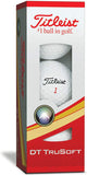 Titleist DT TruSoft Golf Balls (One Dozen)-white