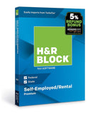 H&R Block Tax Software Premium 2018 with 5% Refund Bonus Offer [Amazon Exclusive] [PC/Mac Disc]