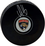Aleksander Barkov Florida Panthers Autographed Hockey Puck - Fanatics Authentic Certified - Autographed NHL Pucks