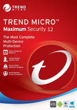 Trend Micro Maximum Security 12 (2019) 5 Devices 1 Year Subscription | PC/Mac | Media Download