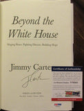 President Jimmy Carter Autographed Signed Book - Beyond The White House