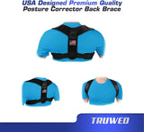 Posture Corrector For Men And Women - USA Designed Adjustable Upper Back Brace