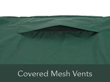 Air Conditioner Cover – AC Cover for Outdoor Protection - Water Resistant and Weatherproof - Green