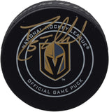 Deryk Engelland Vegas Golden Knights Autographed Official Game Puck - Fanatics Authentic Certified - Autographed NHL Pucks