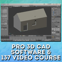 CAD Software 3D 2D Design Animation Modeling Drawing Drafting Architecture Viewer for Beginner & Pro Windows / Mac 2019 {2 DVD Set}
