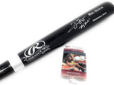 Frank Thomas Chicago White Sox Signed Autograph Black Baseball Bat BIG HURT