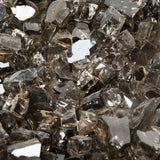 High Luster 10-Pound Fire Glass for Fire Pit Fireplace Landscaping, 1/2-Inch Bronze Reflective Reflective