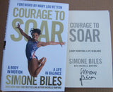 Simone Biles Olympic 5x Gold Medal Gymnast signed book Courage to Soar 1st Print