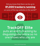 TrackOFF Elite VPN and Online Privacy Protection Software, 1 Year (3-Users)
