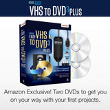 Easy VHS to DVD 3 Plus - Video to DVD Converter with 2 Extra DVDs