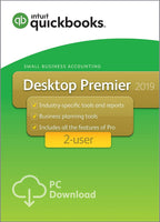 QuickBooks Desktop Premier 2019, 2 User [PC Download][Old Version]