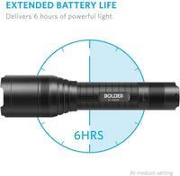 Anker Rechargeable Bolder LC90 LED Flashlight, Pocket-Sized Torch