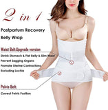 Postpartum Support Recovery Belly Wrap Waist/Pelvis Belt Body Shaper Postnatal Shapewear