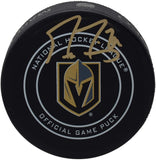 Marc-Andre Fleury Vegas Golden Knights Autographed Official Game Puck - Fanatics Authentic Certified