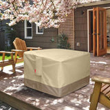 Gas Fire Pit Cover Square - 600D Heavy Duty Patio Outdoor Fire Pit Table Cover