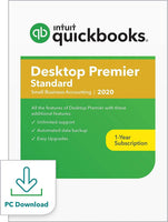 QuickBooks Desktop Premier Standard 2020 Accounting Software for Small Business [PC Download]