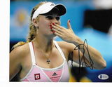 Signed Caroline Wozniacki Photograph - HOTTIE 8x10 BECKETT COA BAS) - Beckett Authentication - Autographed Tennis Photos