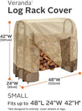 Classic Accessories Veranda Log Rack Cover, 4-Feet with Veranda Cover