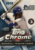 2019 Topps Chrome Baseball Series Unopened Blaster Box of Packs