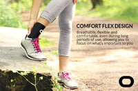 Ankle Brace Compression Support Sleeve (1 Pair) - BEST Ankle Compression Socks, Black