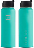 Sports Water Bottle - 18oz, 22oz, 32oz, 40oz, or 64oz, 3 Lids