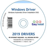 Automatic Driver Installation Recovery Disc for Windows 10, 7, Vista and XP. Supports HP Dell Gateway Toshiba Gateway Acer Sony Samsung MSI Lenovo