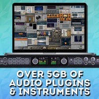 Music Editing Software for Recording Production Mixing & Beat Making Bundle - DAW, Audio Plugins, 7Gb Sound Pack on 32Gb USB (Windows PC & Mac)