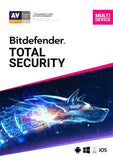 Bitdefender Total Security - 5 Devices | 1 year Subscription | PC/Mac | Activation Code by email