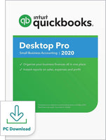 QuickBooks Desktop Pro 2020 Accounting Software for Small Business with Amazon Exclusive Shortcut Guide [PC Download]