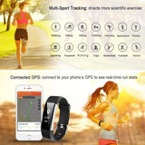Fitness Tracker HR, Activity Tracker Watch with Heart Rate Monitor, Black