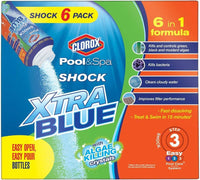 Clorox Pool&Spa Shock XtraBlue 6 Pack (1 lb Bottles)